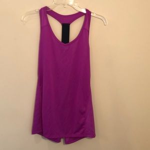 Tex Gear DryTex athletic top women’s size M purple racerback lightweight popover